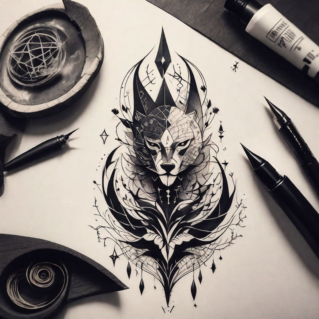 145 Very Dark & Creative Blackwork Tattoos - Tattoo Me Now