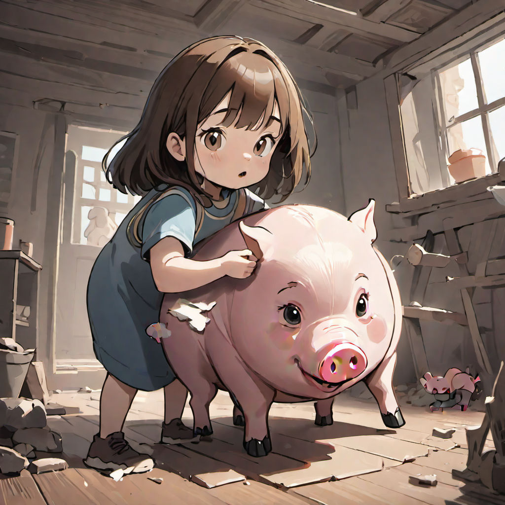 Lexica - Happy cute pig cartoon character in anime style, by Akira  Toriyama, transparent background, PNG