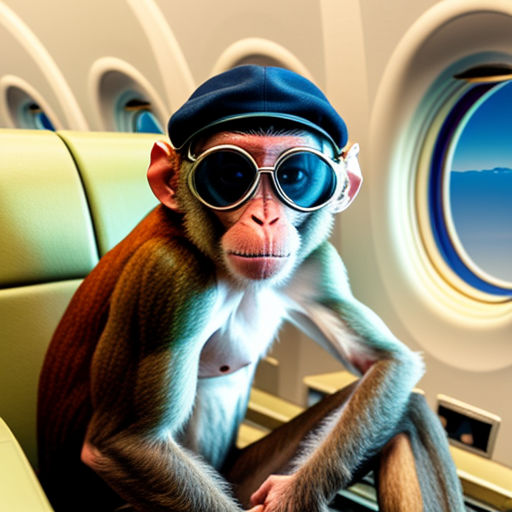 Lexica - Discord profile picture of a monkey wearing sunglasses and a suit,  looking to the side, cool, relistic