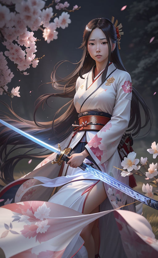 anime samurai girl render 1920x1200 HD Version 2 by Tiakh on DeviantArt