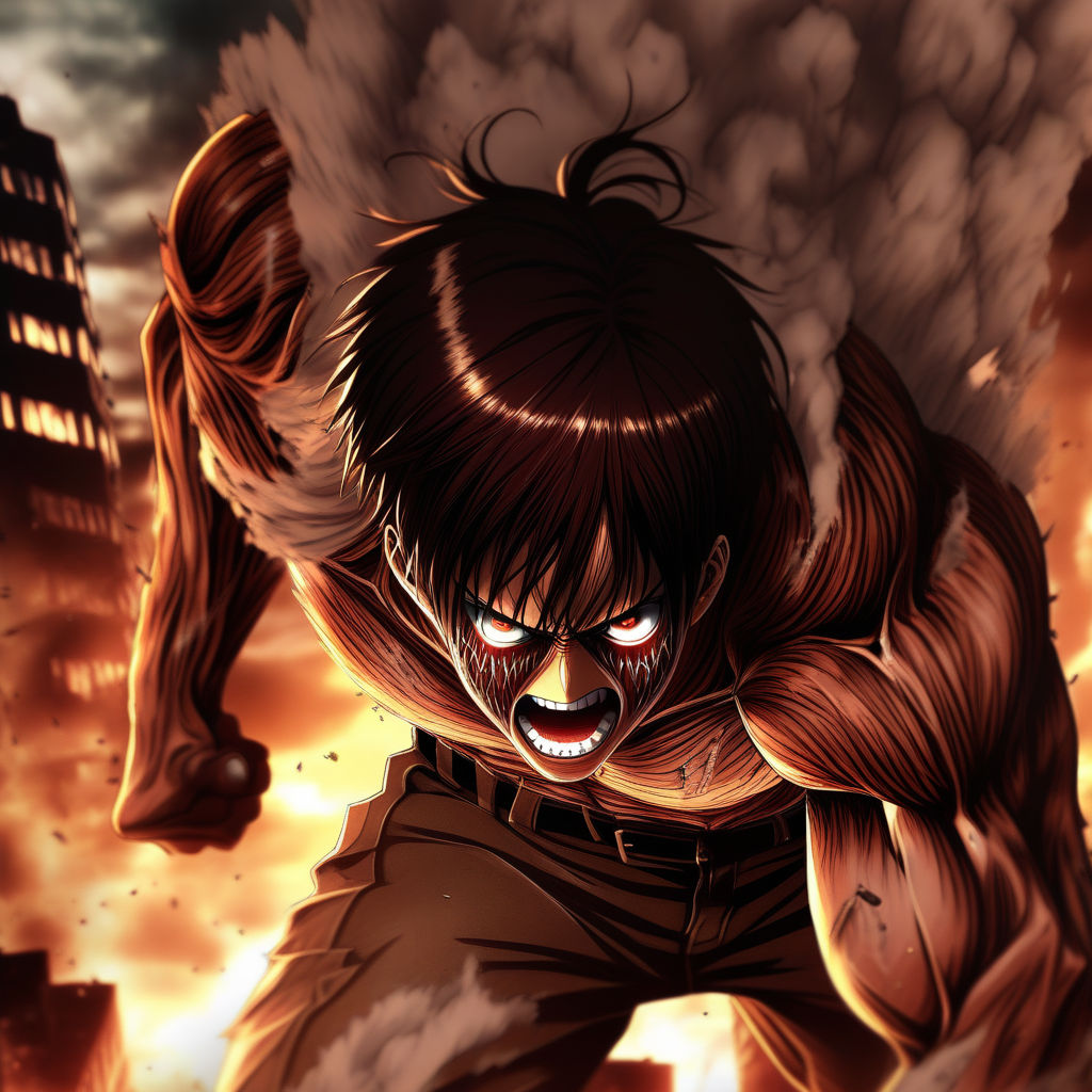 AI Art: Colossal Titan - Shingeki No Kyojin by @RM