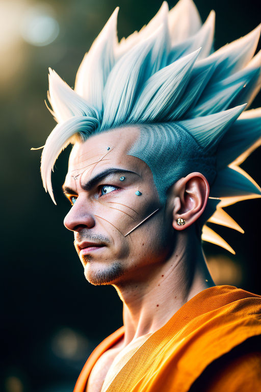 saiyan hair in real life