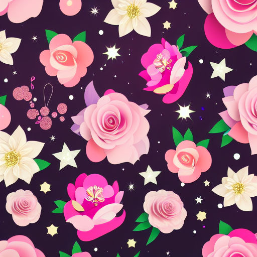 black rose petals flying background - Playground