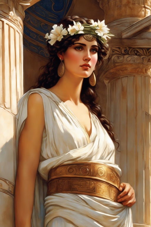 ancient greek clothing for goddesses