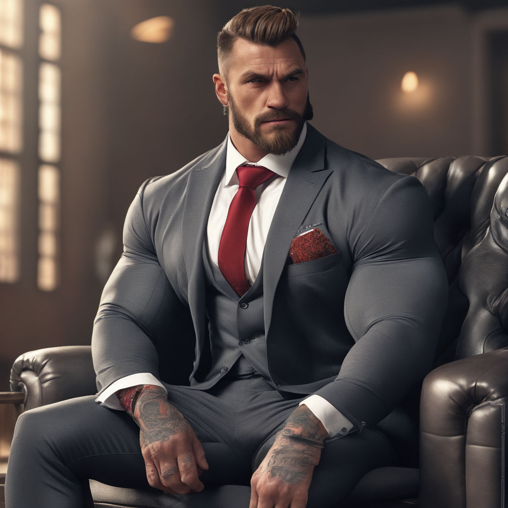 Realistic Chad Full Body Muscle Suit