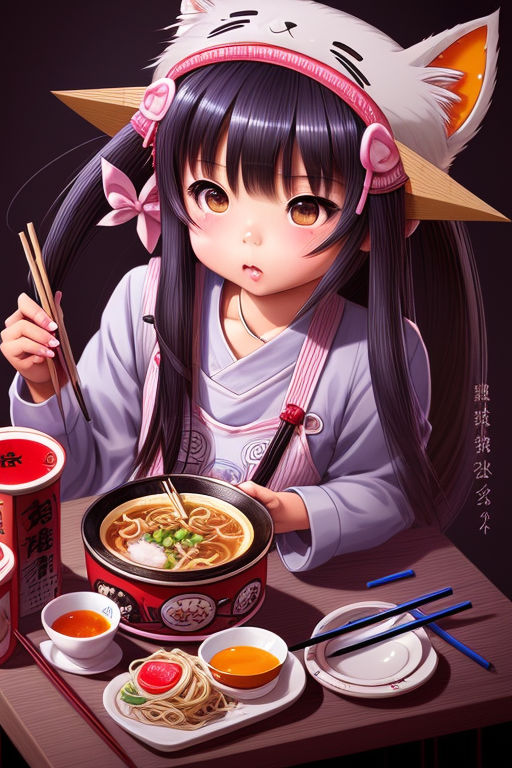 Anime Noodles: Scorching Ping Pong Girls - Ramen Para Dos