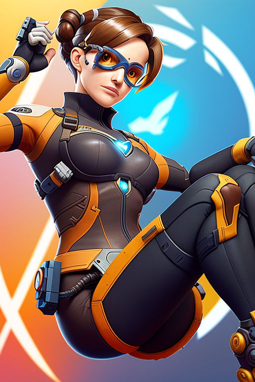 Overwatch-Tracer, an art print by siriyakorn thamsuwan - INPRNT