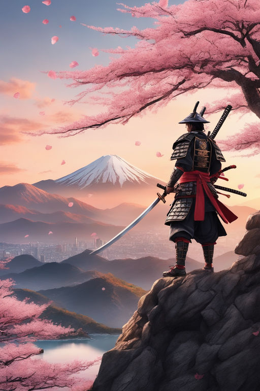 japanese samurai drawing wallpaper