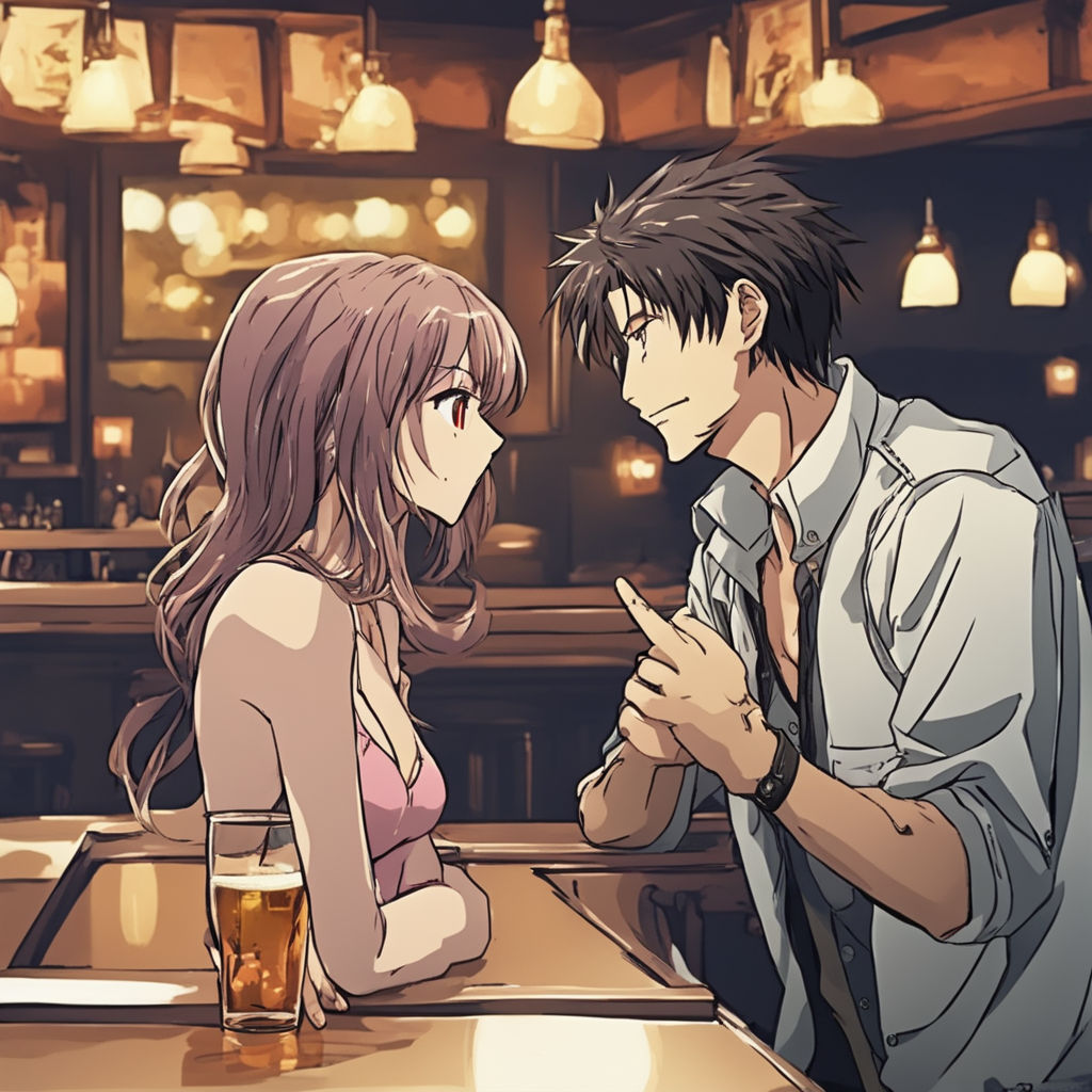 anime drunk bar