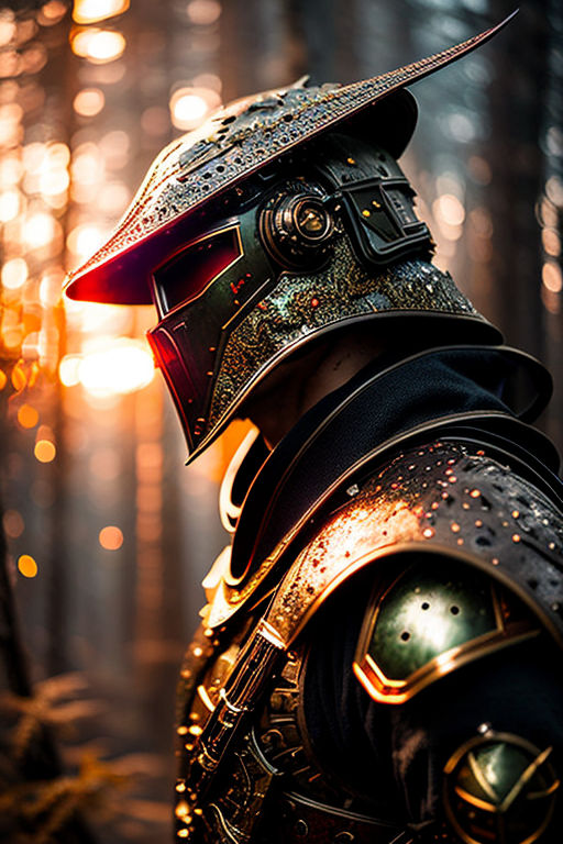 sci fi knight helmet