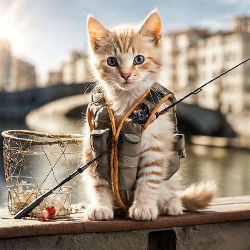 ArtStation - Fishing Pole Cat Toy Game Asset for Kitty Catch