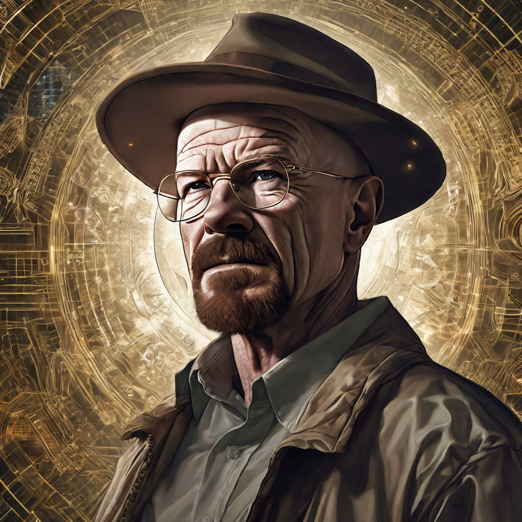 Superbe modélisation 3D de Walter White (Breaking Bad) - KULTT