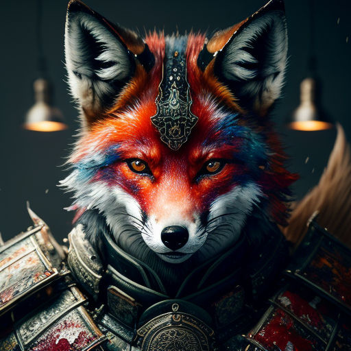 ArtStation - The Warrior Fox (Furry)