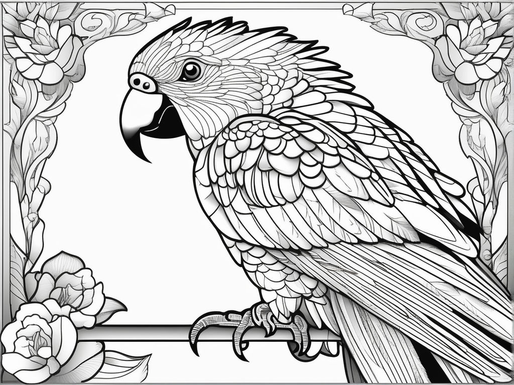 Drawing With Colour At Getdrawings Com Free - Parrot Clipart Png,  Transparent Png , Transparent Png Image - PNGitem