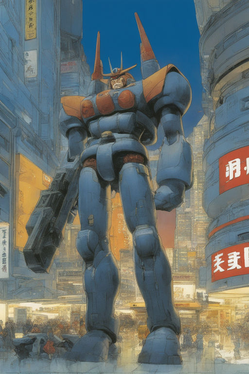 anime man in bubblegum crisis tokyo 2040 suit - Playground