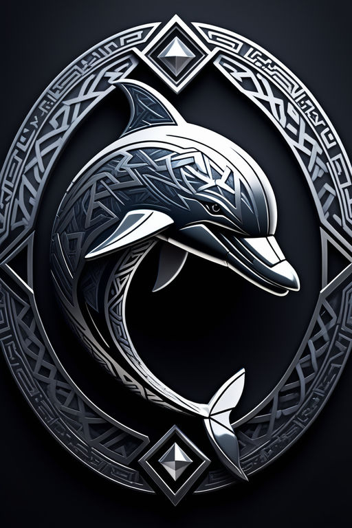 Celtic Dolphin and Celtic triskelion - Celtic Dolphins - Posters and Art  Prints | TeePublic