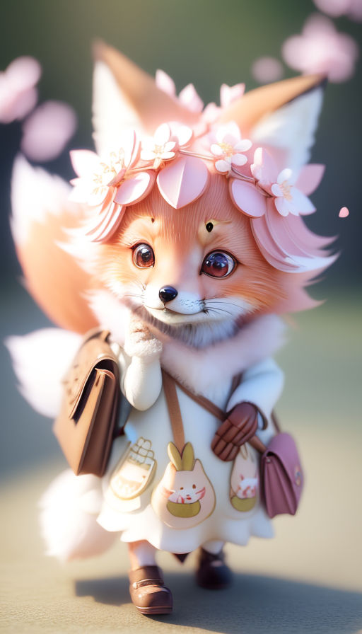 cute fox chibi