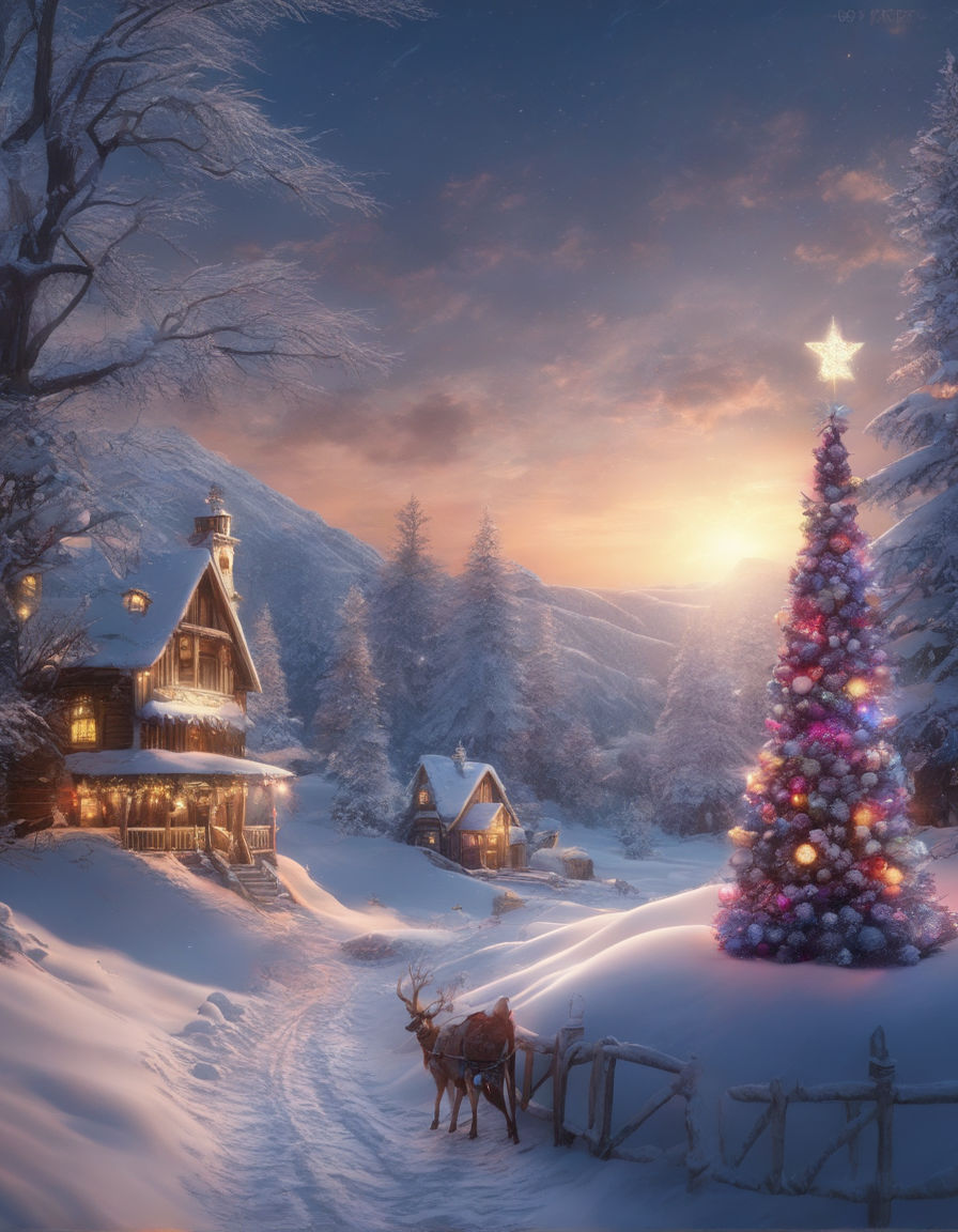 beautiful christmas scenes