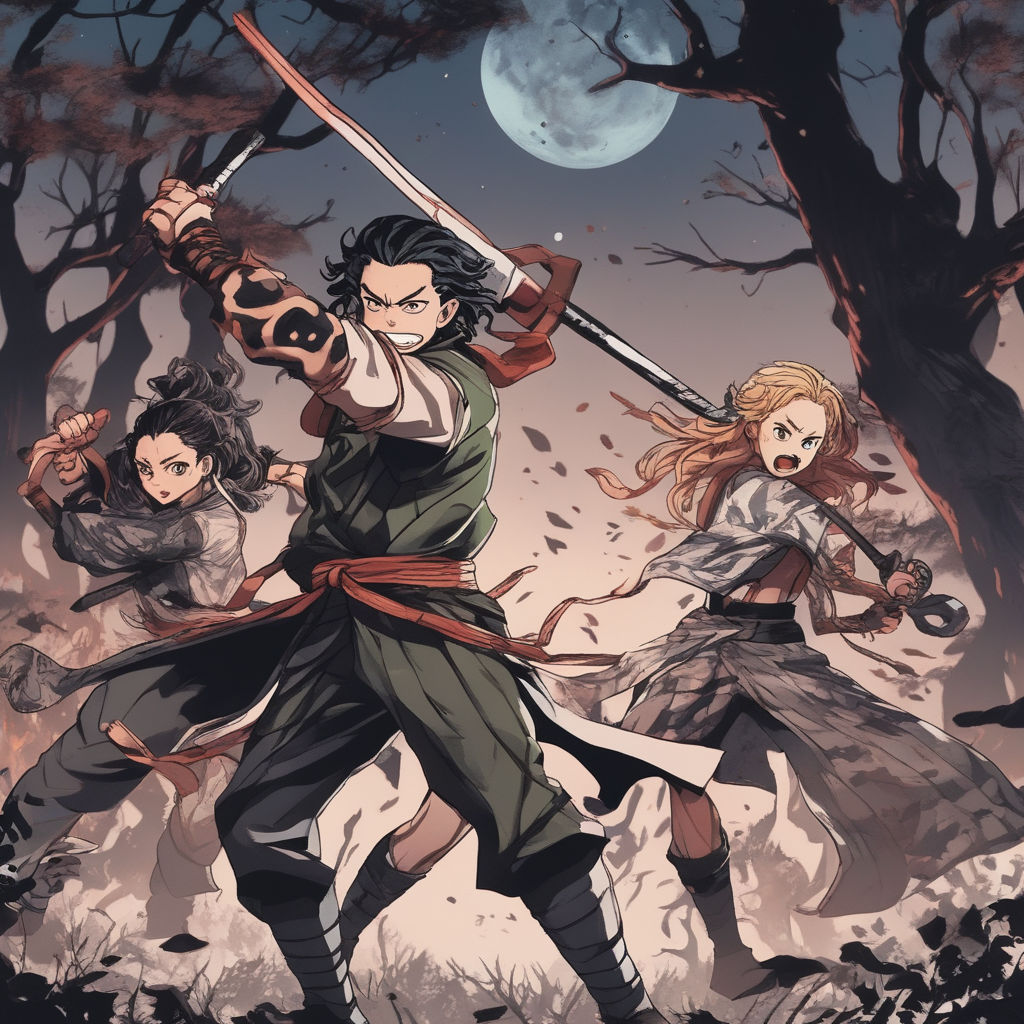 Oni Kimetsu no yaiba Style - Playground