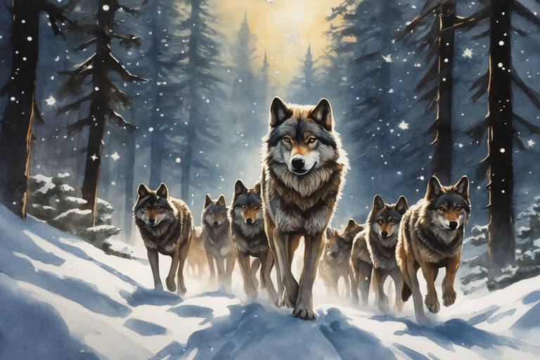 Dark Forest Wolf Pack in 2020. Fantasy wolf, Wolf , Anime wolf HD phone  wallpaper | Pxfuel