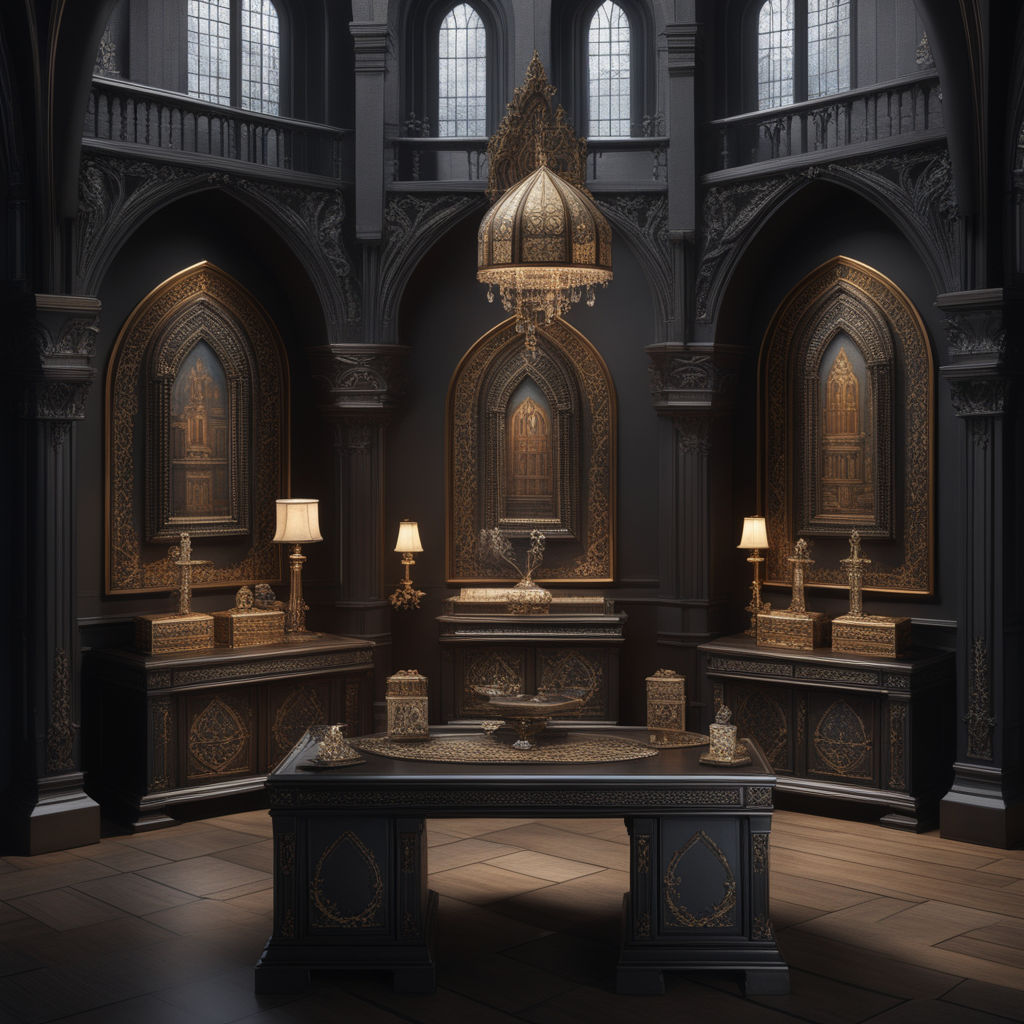 gothic throne room