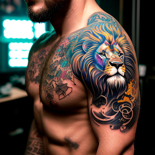 15 Watercolor Lion Tattoo Designs  PetPress