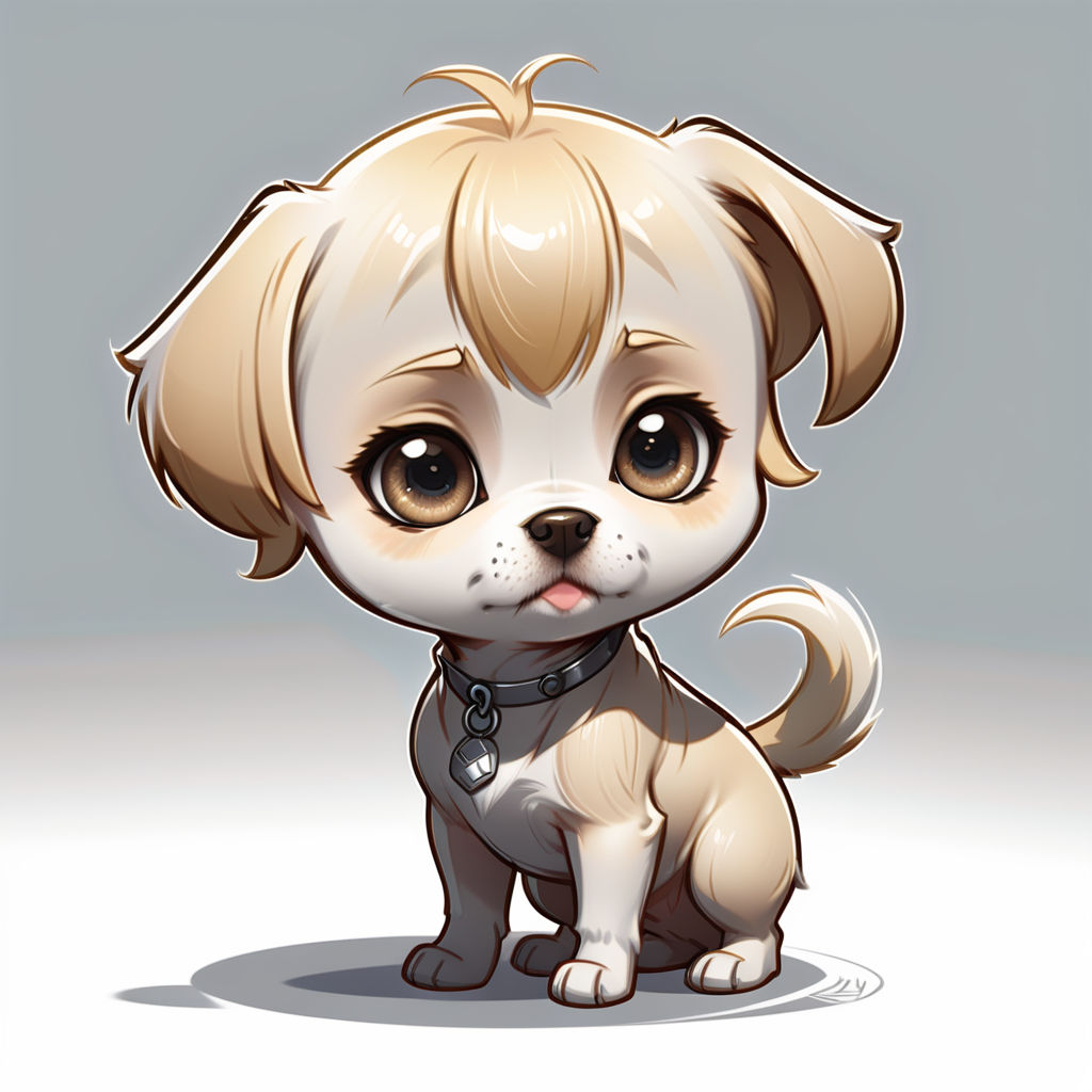 chibi anime dog