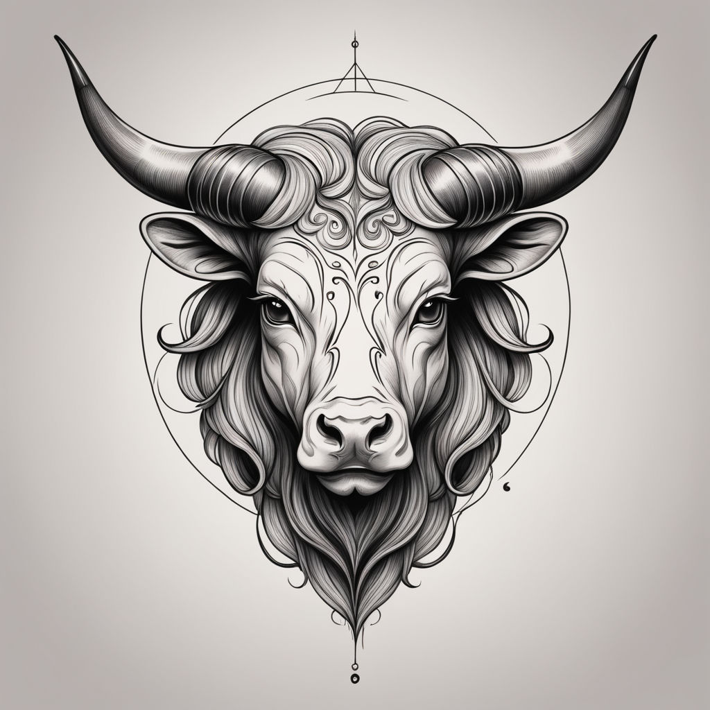 Ox Tattoo Design. Vector Illustration Decorative Design Stock Vector -  Illustration of bull, tattoos: 188400927