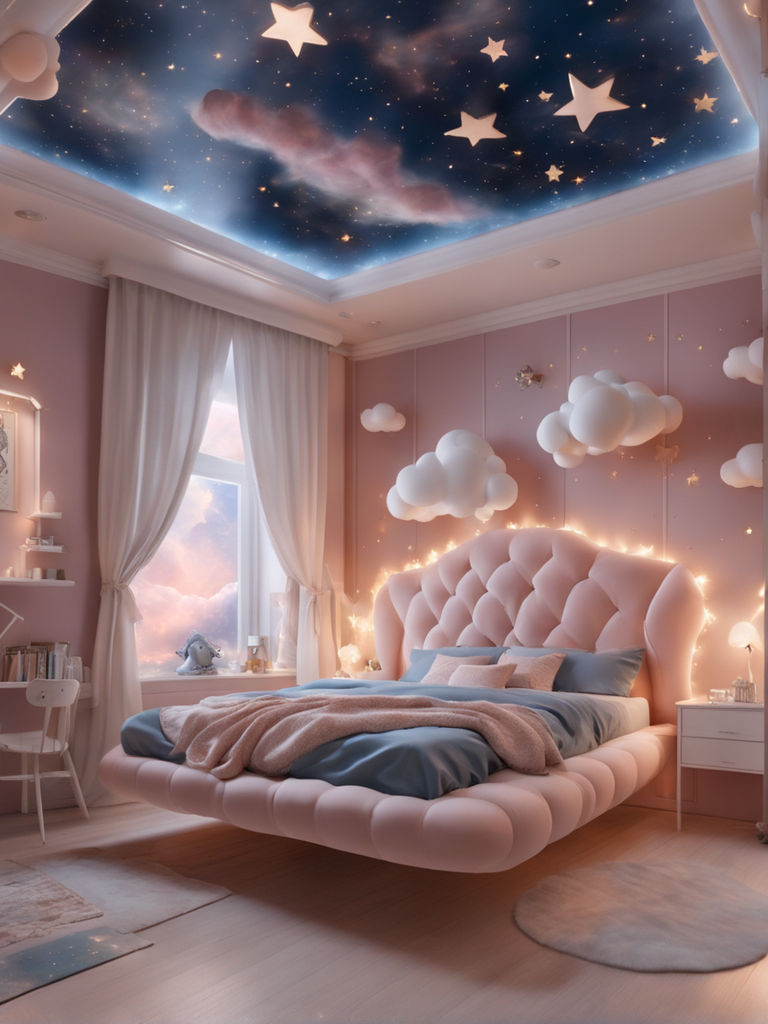 Cloud sales themed room