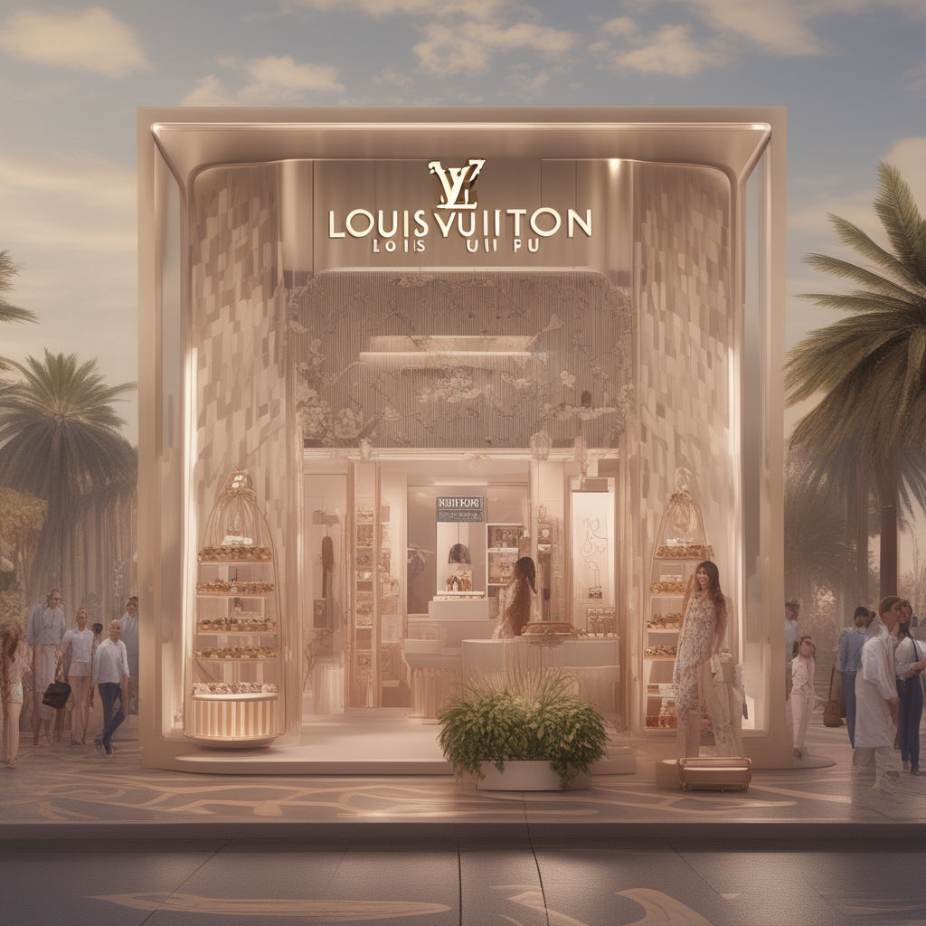 ArtStation - LOUIS VUITTON - STOREFRONT