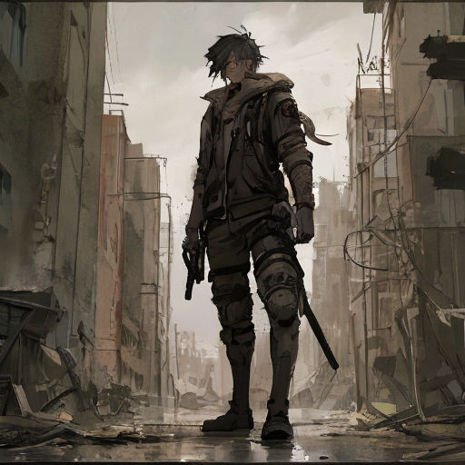 Anime Post Apocalyptic HD Wallpaper by 藤どら