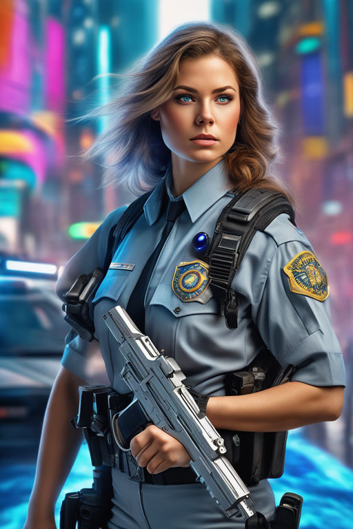 futuristic police uniform