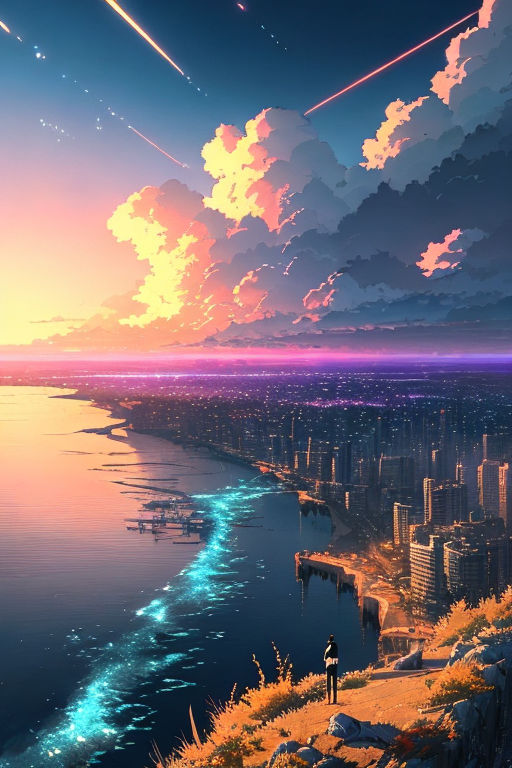 5,118 Anime Sunset Images, Stock Photos & Vectors | Shutterstock