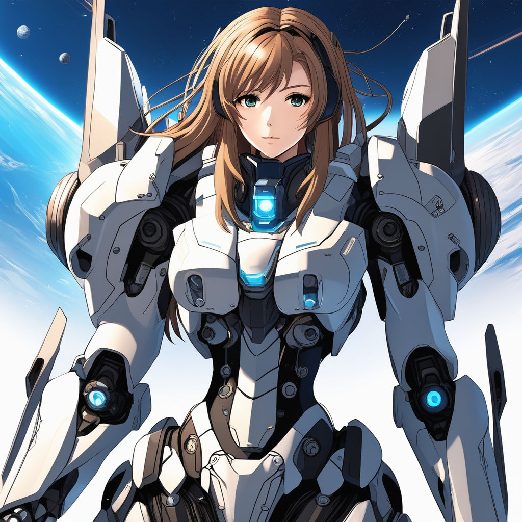 An anime girl in a mecha suit, fighting against a | Stable Diffusion |  OpenArt