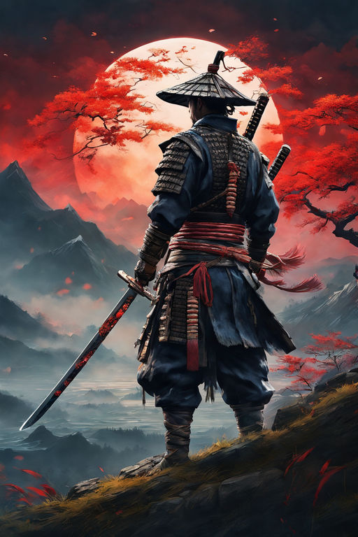 The Blind Ninja  Samurai artwork, Samurai tattoo, Samurai art