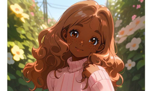 Brown Anime Girl Animated Picture Codes and Downloads #128389278,762817264  | Blingee.com
