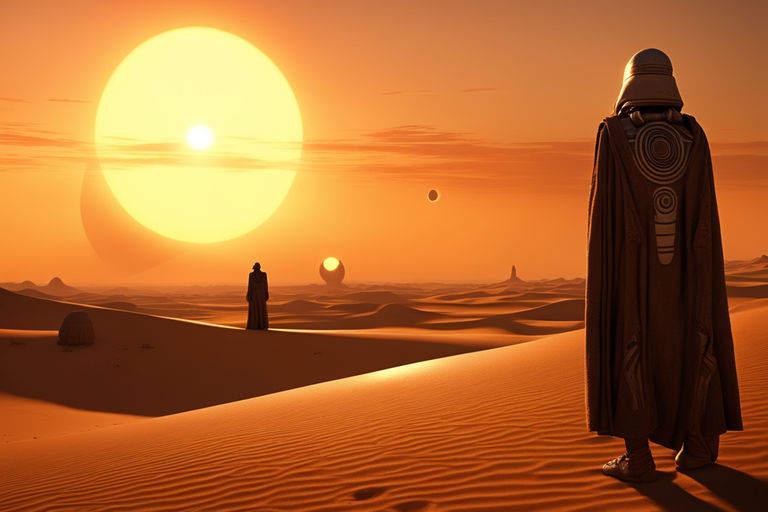 tatooine two suns wallpaper