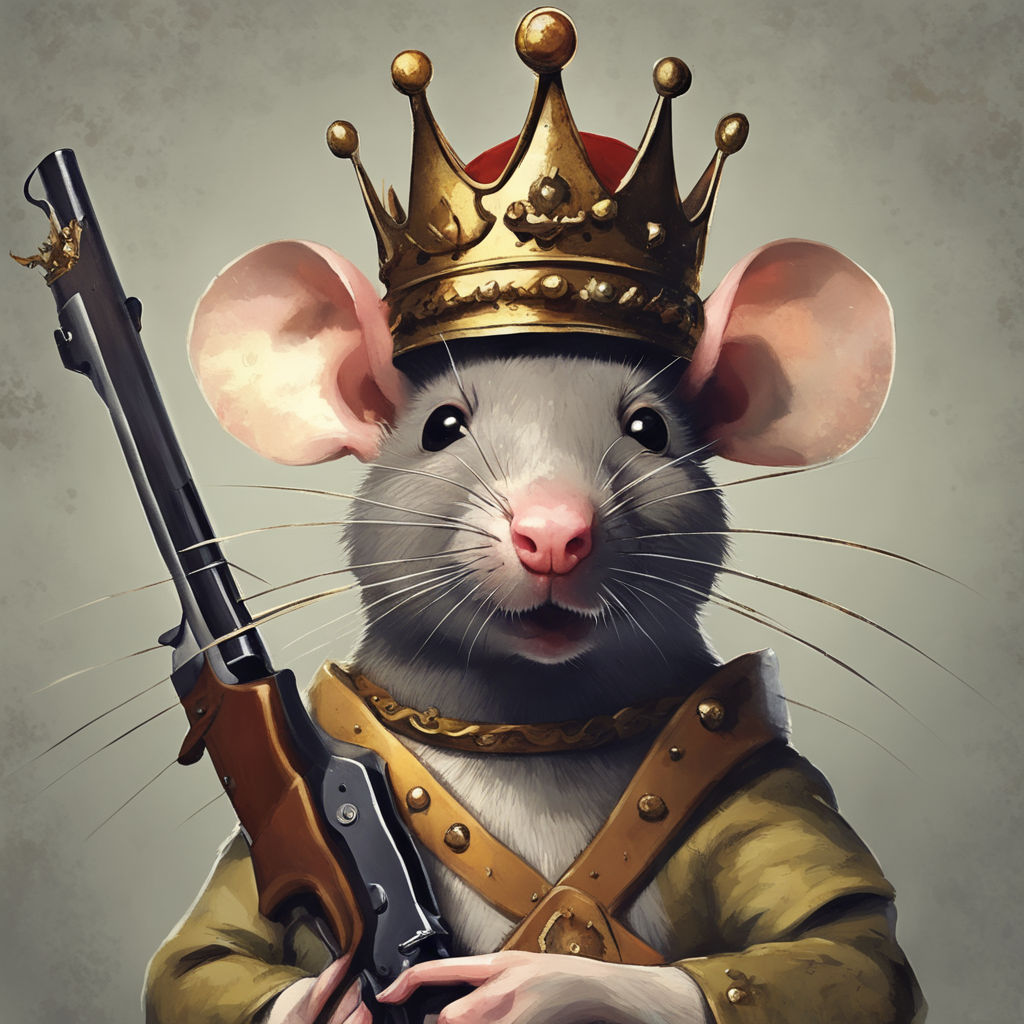  The Rat King Rodent Owner Mouse Rat Lover Crown PopSockets  Swappable PopGrip : Cell Phones & Accessories