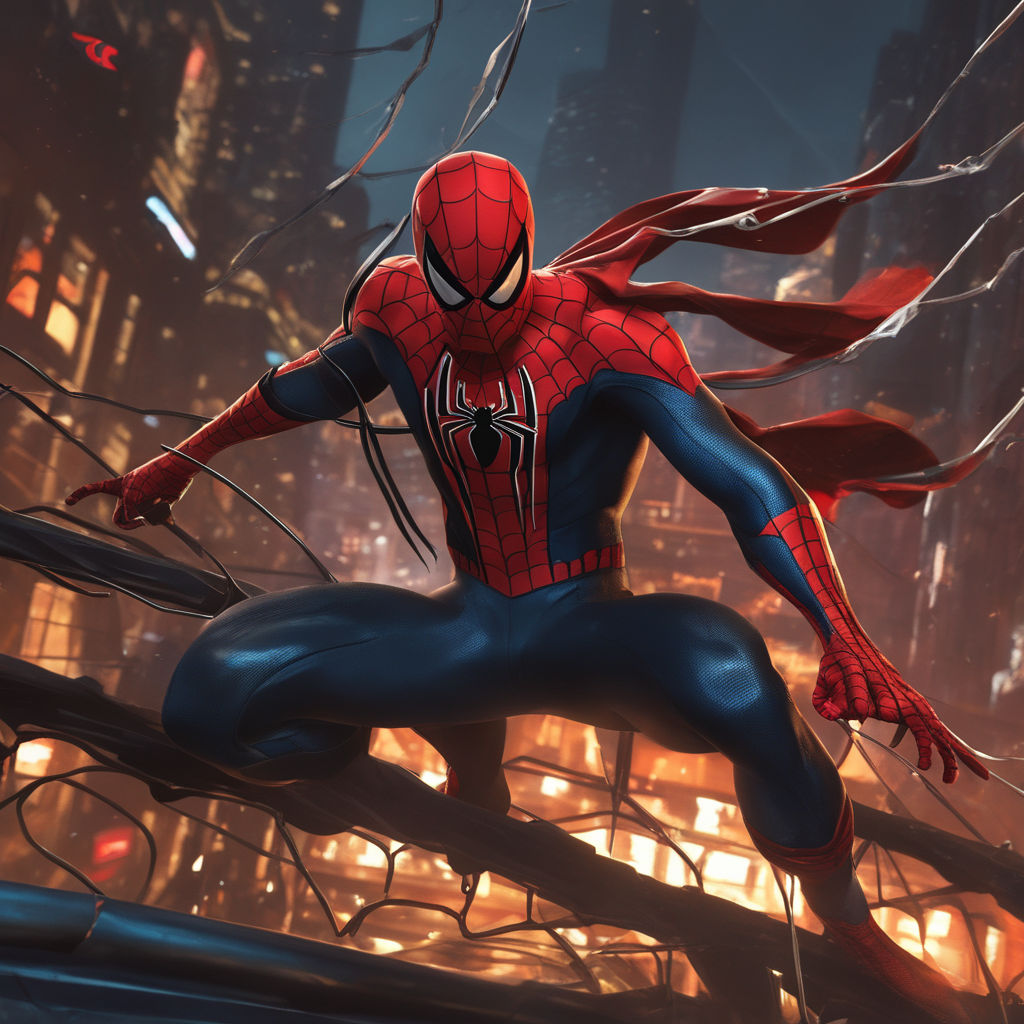 ArtStation - Marvel Midnight Suns - Spiderman - Cinematic Lighting