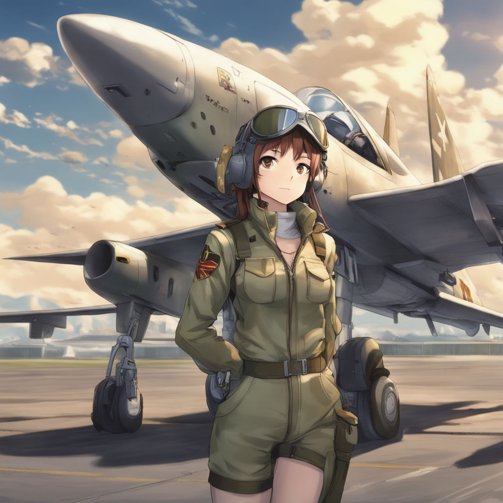 Fighter pilot  6K  Bandy Garnet