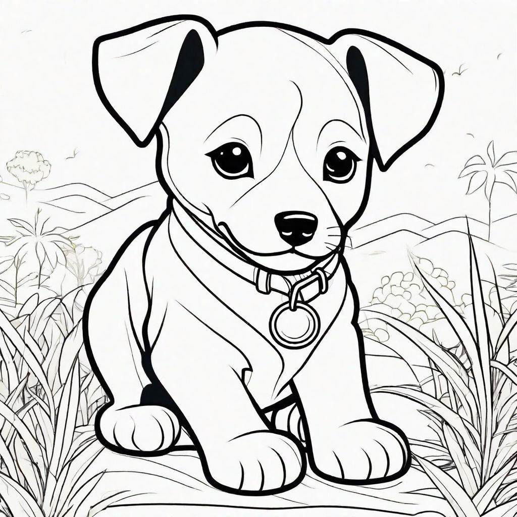 cute dogs faces line art set.  Cute dog drawing, Dog line art