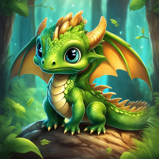 chibi baby dragon