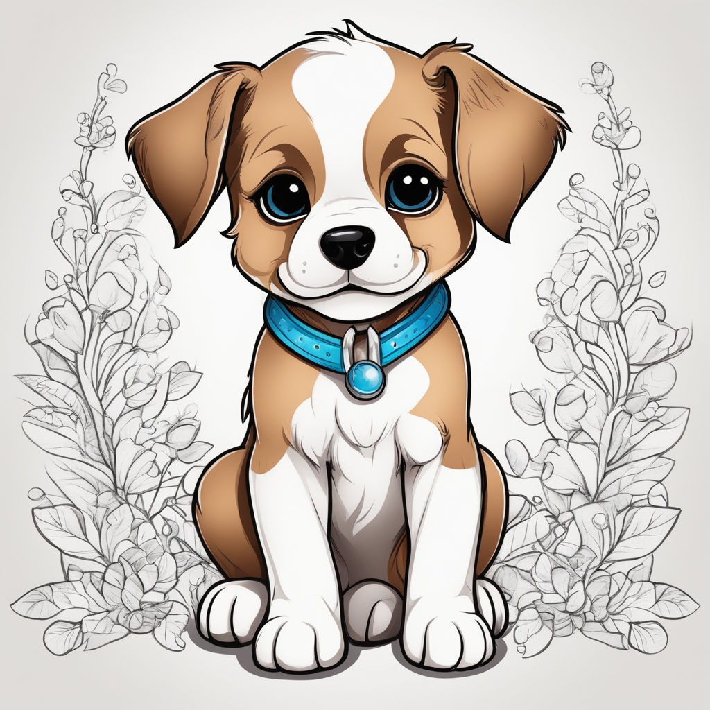 Cute Chihuahua Puppy With Big Eyes Coloring Pages Outline Sketch Drawing  Vector, Wing Drawing, Puppy Drawing, Eyes Drawing PNG and Vector with  Transparent Background for Free Download