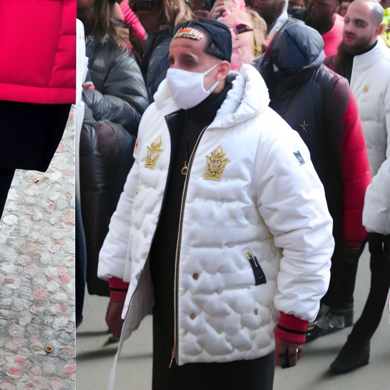 Pope Francis White Puffer Jacket