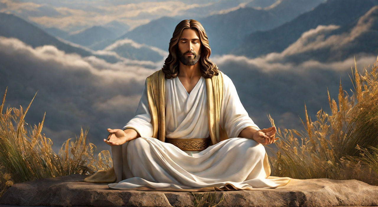 Jesus meditating - Wildmind