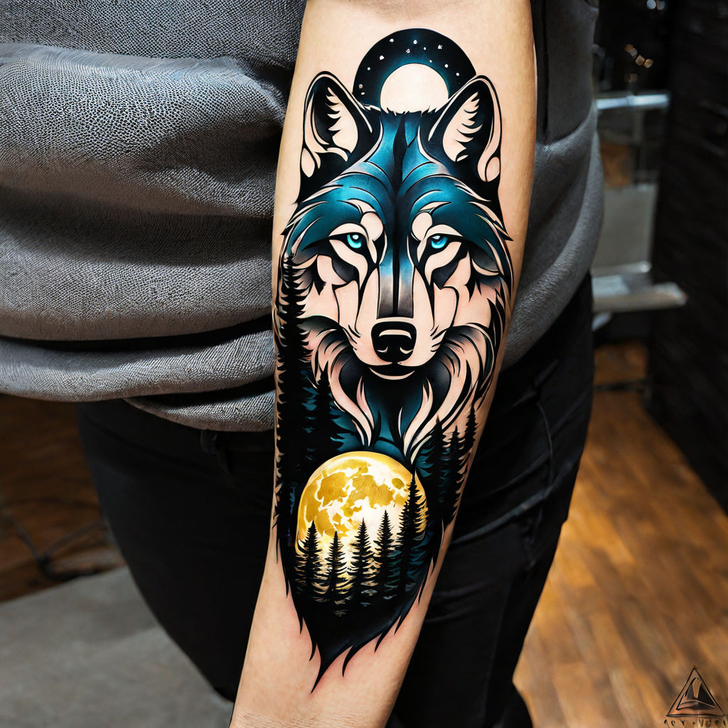 55 Amazing Baby Wolf Tattoos For 2024!