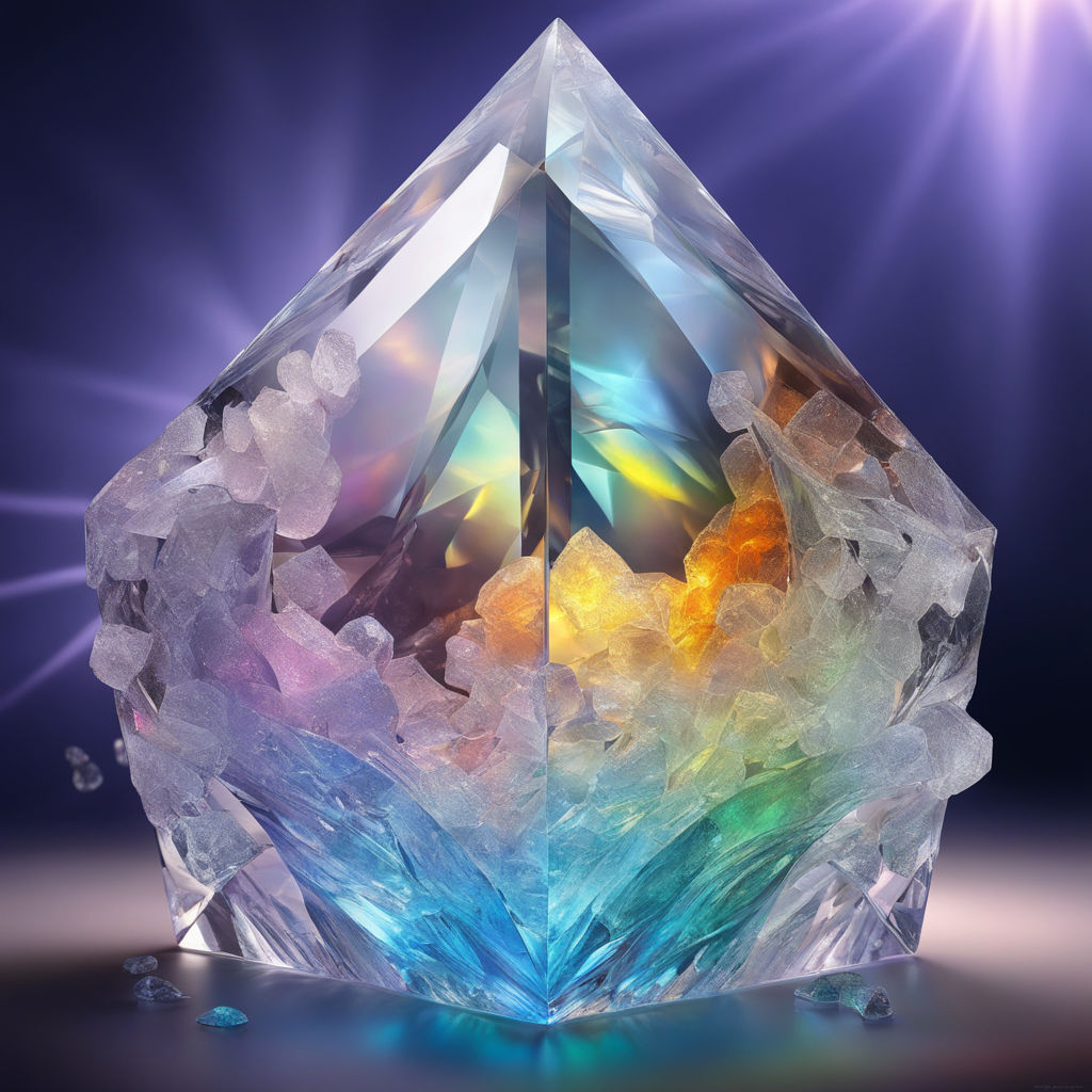 Prisme en fluorite arc-en-ciel - Crystal Dreams World