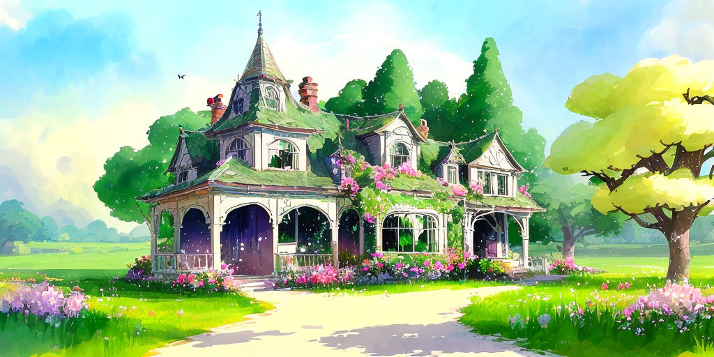 Anime house. Anime Style