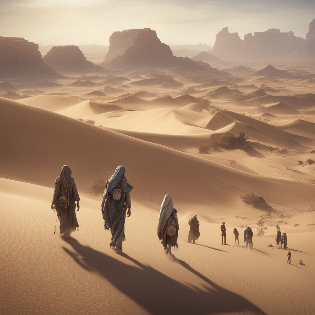 ArtStation - Wise men in a desert