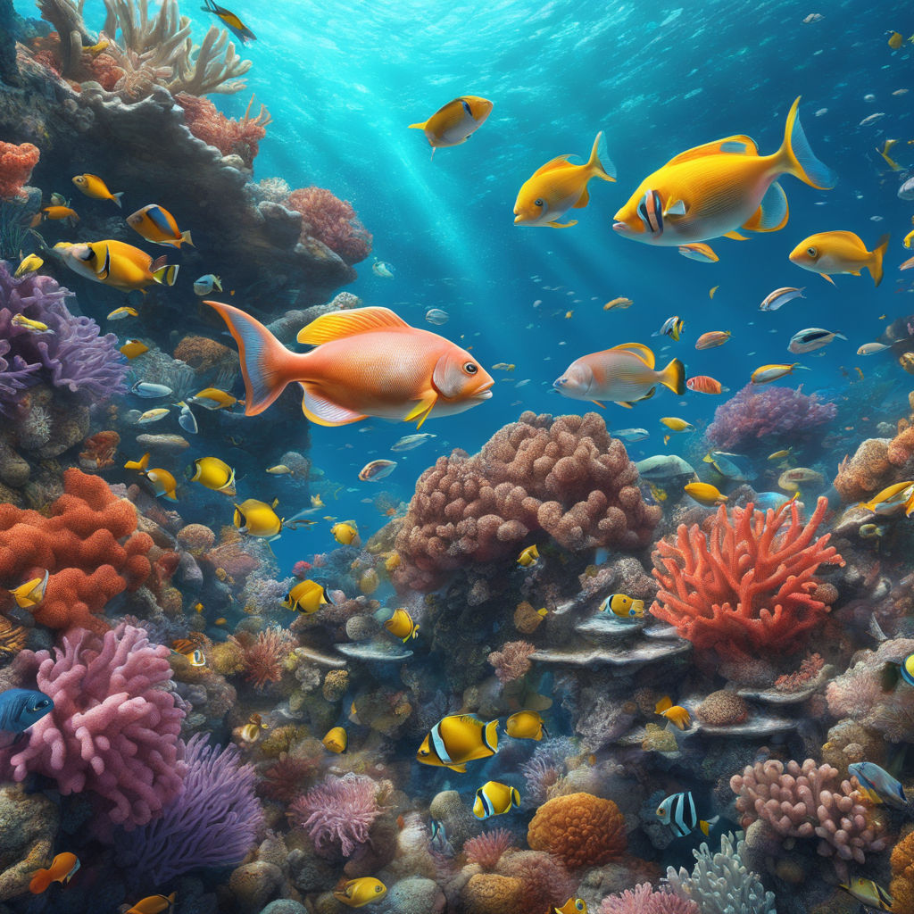 Sublime Underwater Paradise: Dive into a Mesmerizing 8K Anime